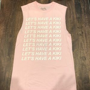 Let’s Have A Kiki custom muscle tee